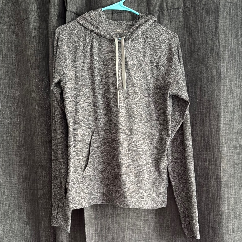 Outdoor Voices Gray Hooded Sweatshirt